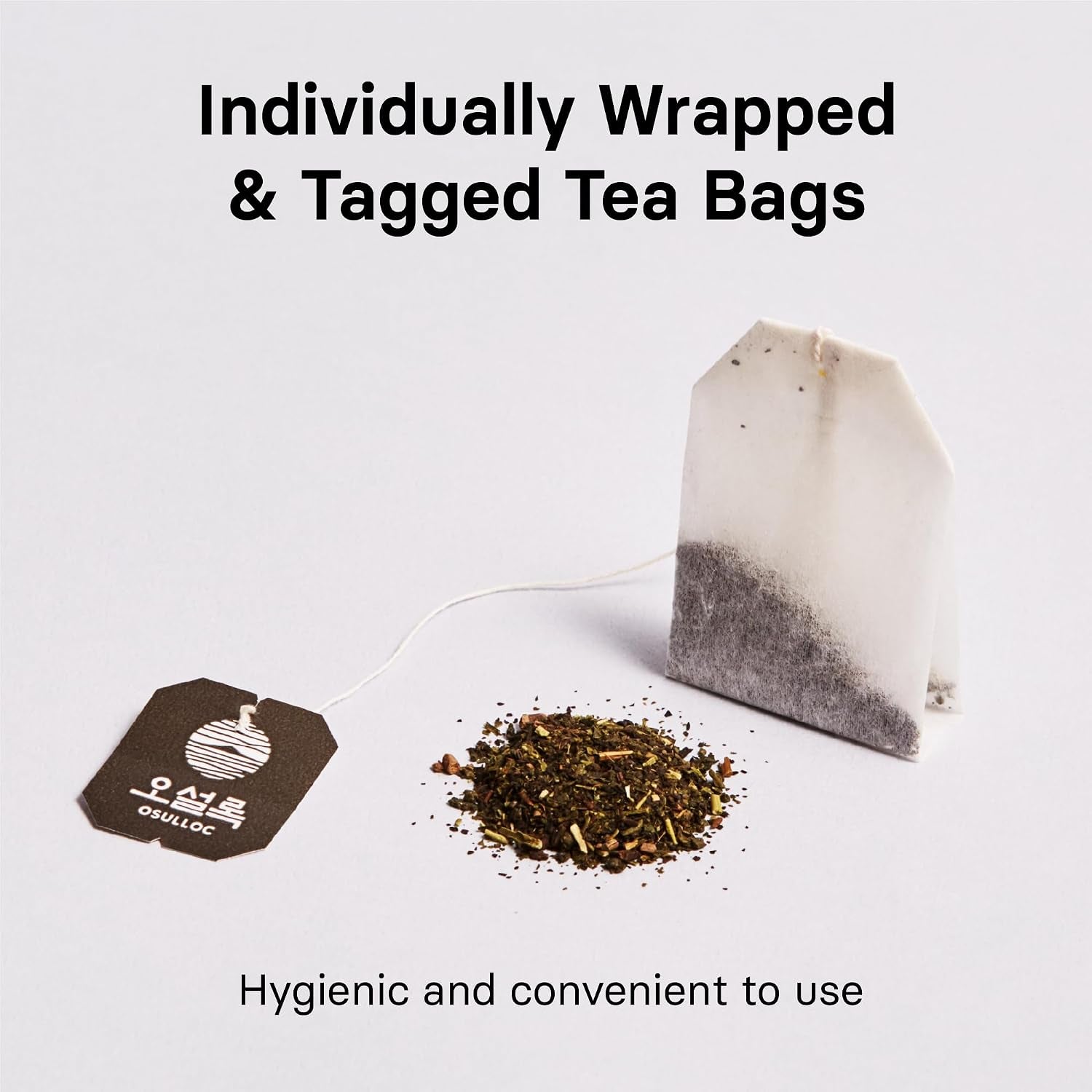 Peach Black Tea (Tropical Mango & Peach Flavor), Fruit Tea Blend, Premium Teabags from Jeju Island, 20 Count (Pack of 2)