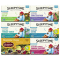 Wellness Tea Sleepytime Variety Pack, Detox, Sinus Soother, Throat Tamer, Sleepytime Extra, Honey, Immune Boost, Caffeine Free Sleep Tea, 20 Tea Bags (Pack of 6)