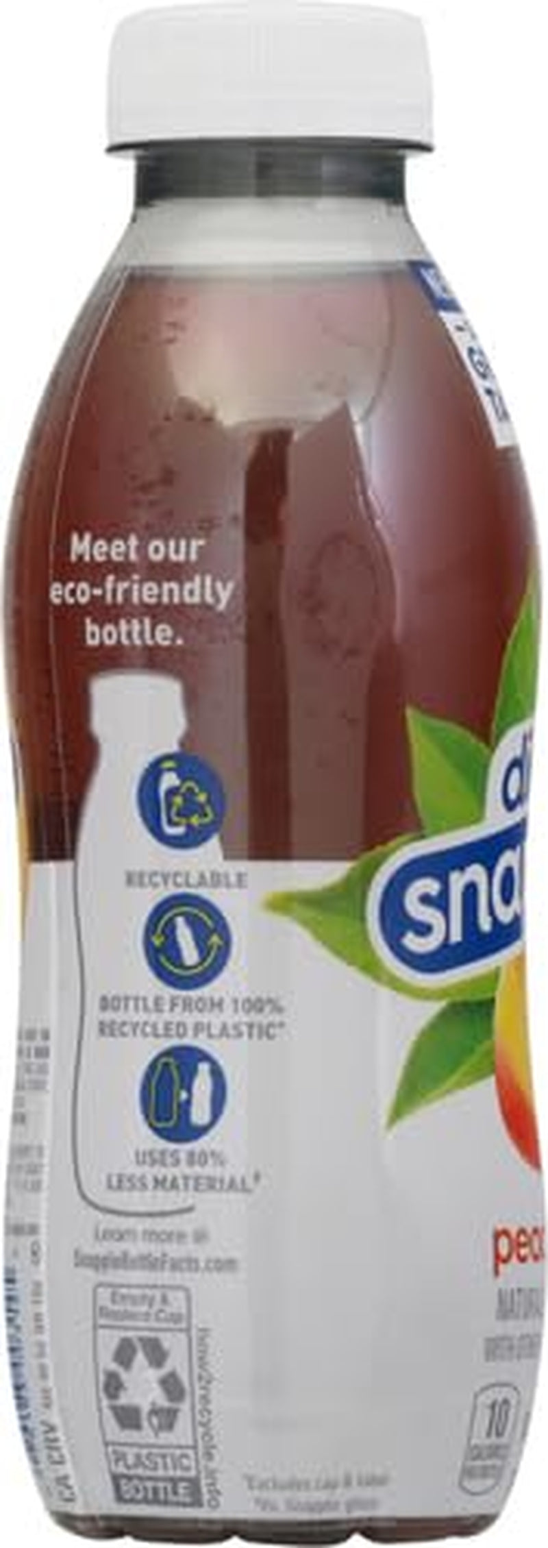 Diet Iced Tea, Peach, 16 Fl Oz (Pack of 6)