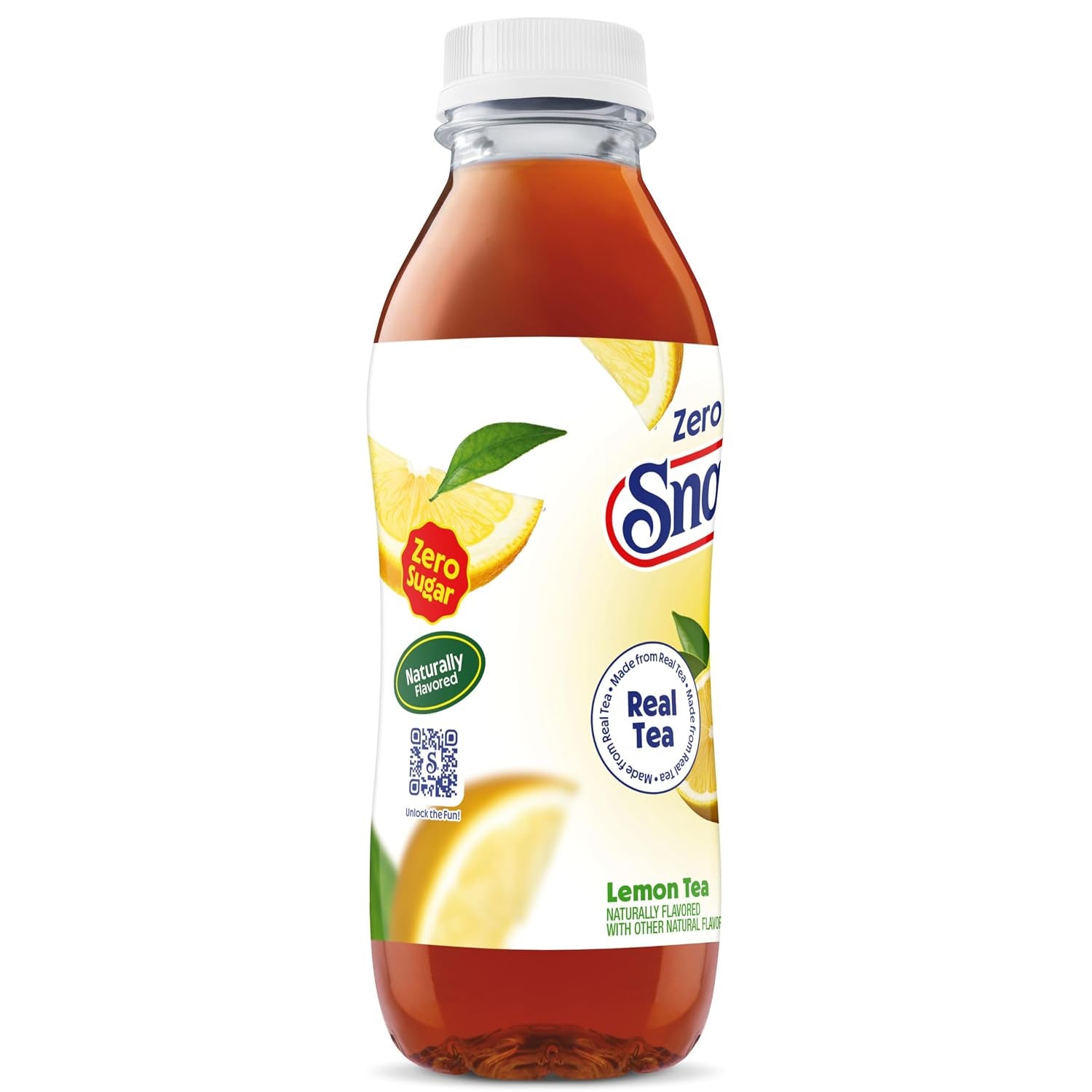 Zero Sugar Lemon Iced Tea, 16 Fl Oz, Pack of 12