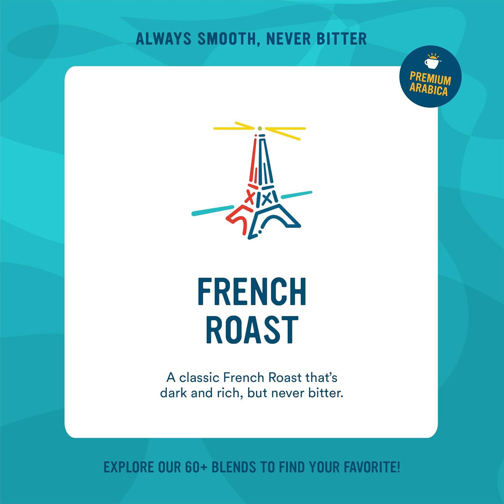 Roasted Ground Coffee Bag, French Roast, 28 Ounce (Pack of 2)