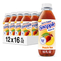 Zero Sugar Peach Tea, 16 Fl Oz Recycled Plastic Bottle (Pack of 12)