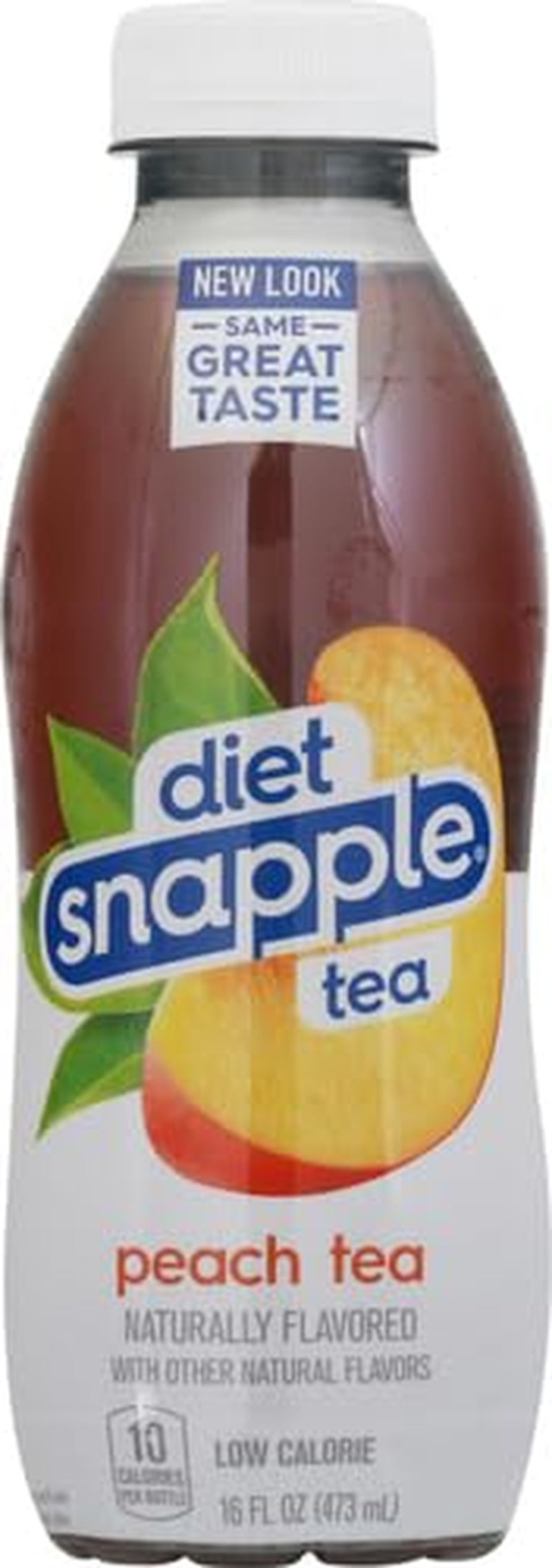Diet Iced Tea, Peach, 16 Fl Oz (Pack of 6)