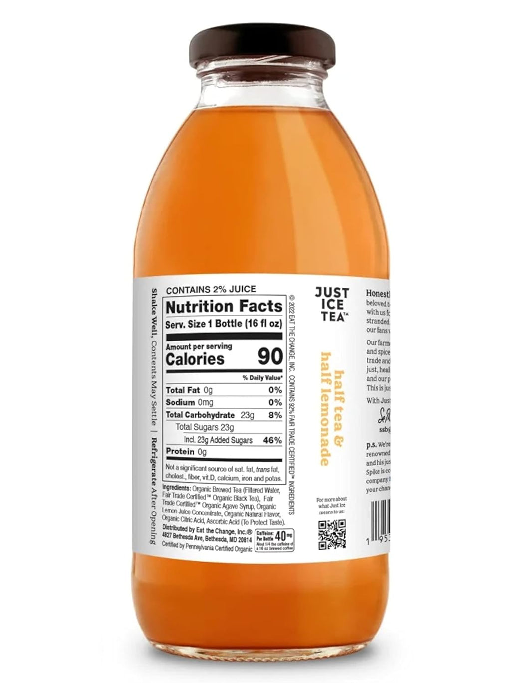 Organic Iced Tea, 16 Fl Oz Glass Bottles (6 Flavor Variety, Pack of 12)
