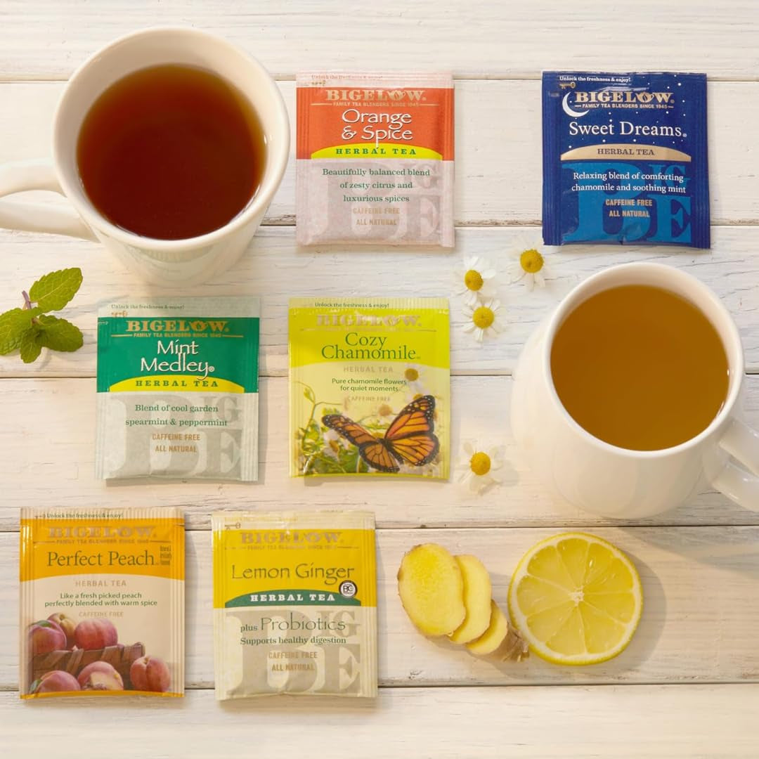 Sampler Assortment Variety Pack 48 Count - 24 Flavors - Perfect for Tea Lovers - with Gift Box