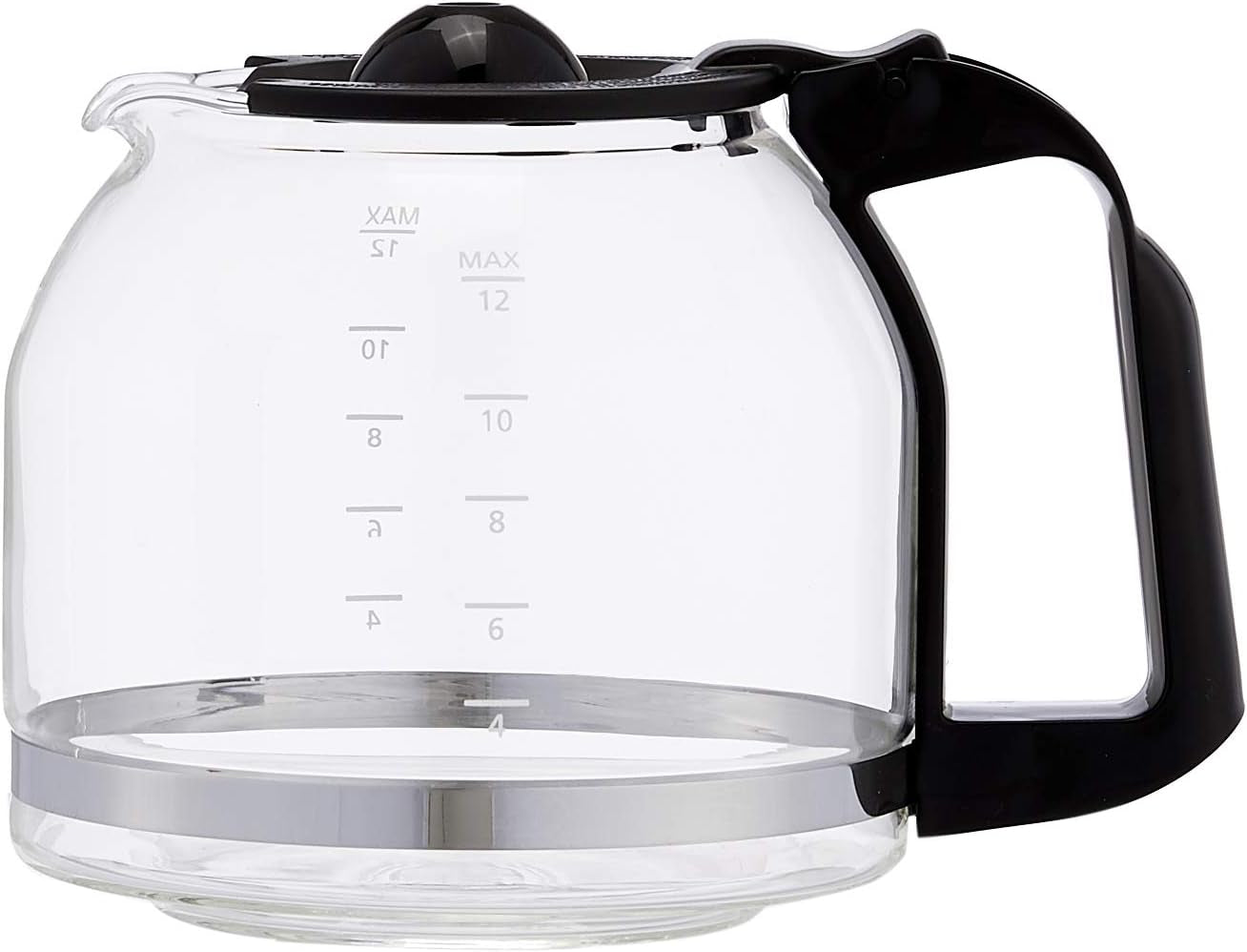 Coffee Makers, 12-Cup Coffee Machines with Reusable Filter, Coffee Pots, Black & Stainless Steel