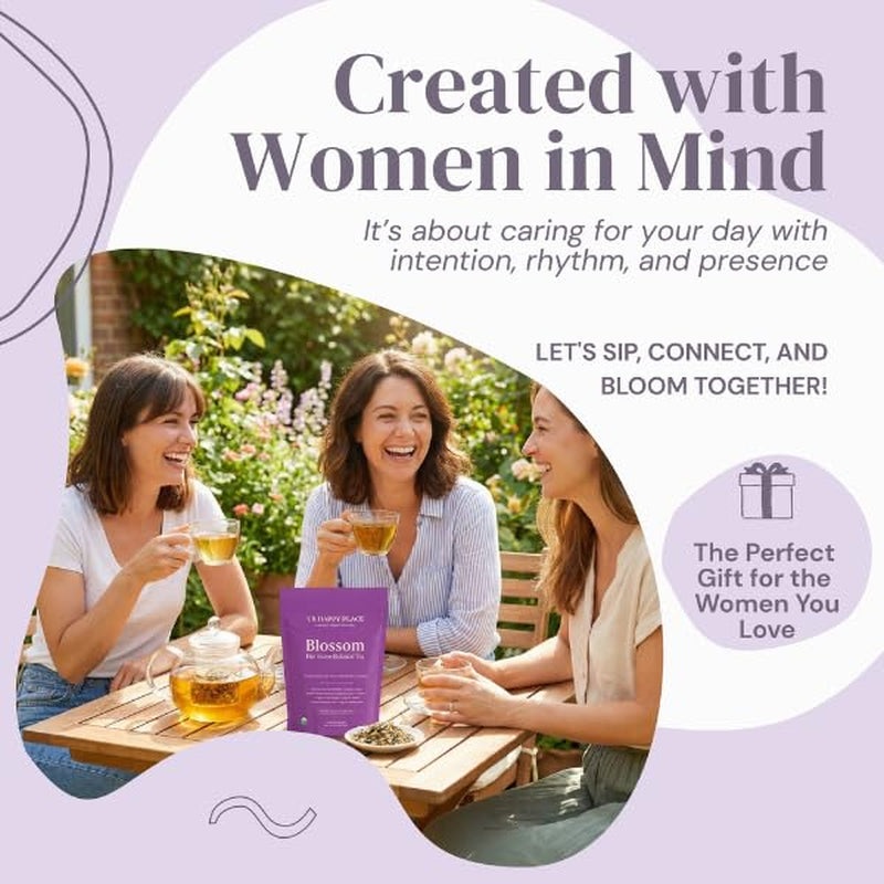 Hormone Balance Tea for Women, Organic Red Raspberry Leaf, Caffeine Free | Hormone Balance Support – Chaste Tree Berry, Chamomile, Nettle, Peppermint & Ginger Loose Leaf Tea, USDA Certified, USA Made.