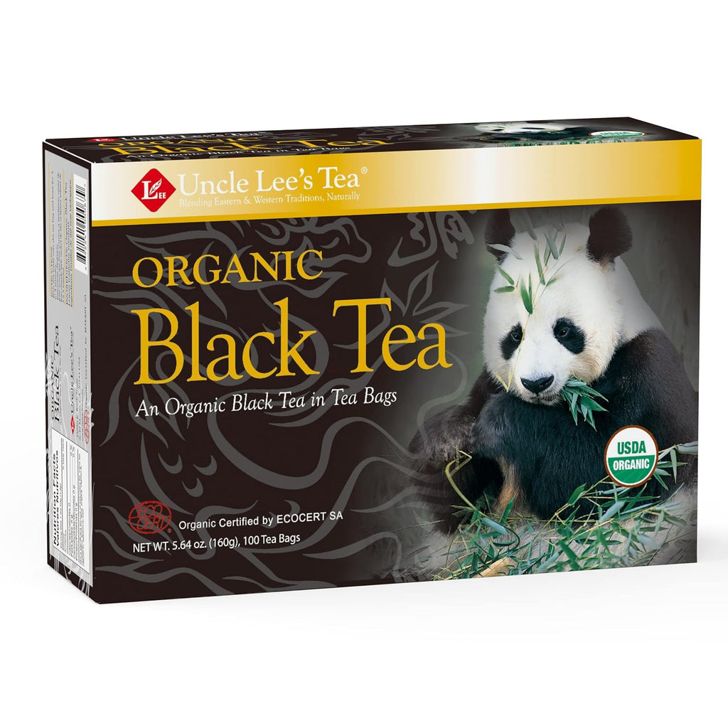Organic Black Tea - Premium Tea, Full-Bodied, Caffeinated Coffee Alternative, Robust Black Tea Bags, Individually Wrapped 100 Count