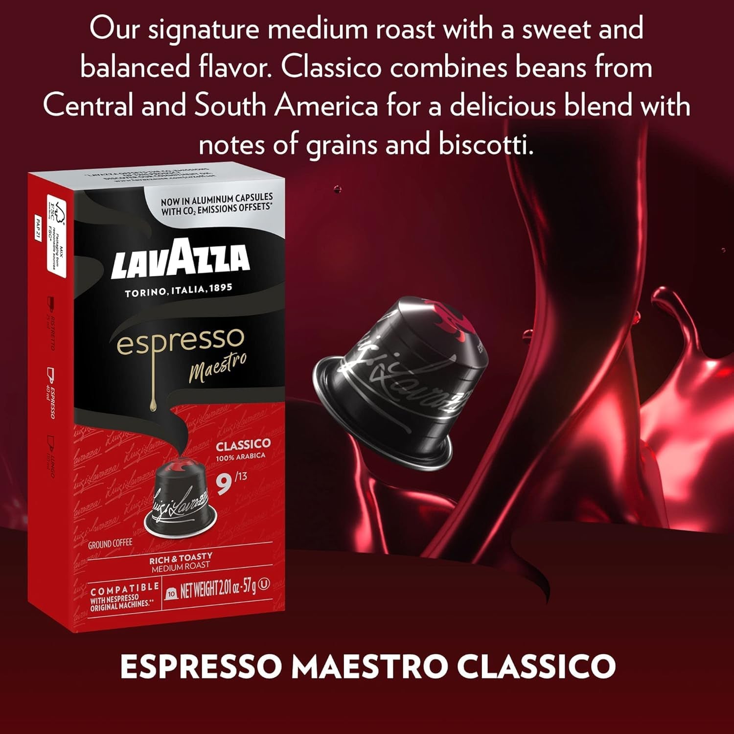 Espresso Coffee Variety Pack Capsules Compatible with Nespresso Original Machines (Count of 120)
