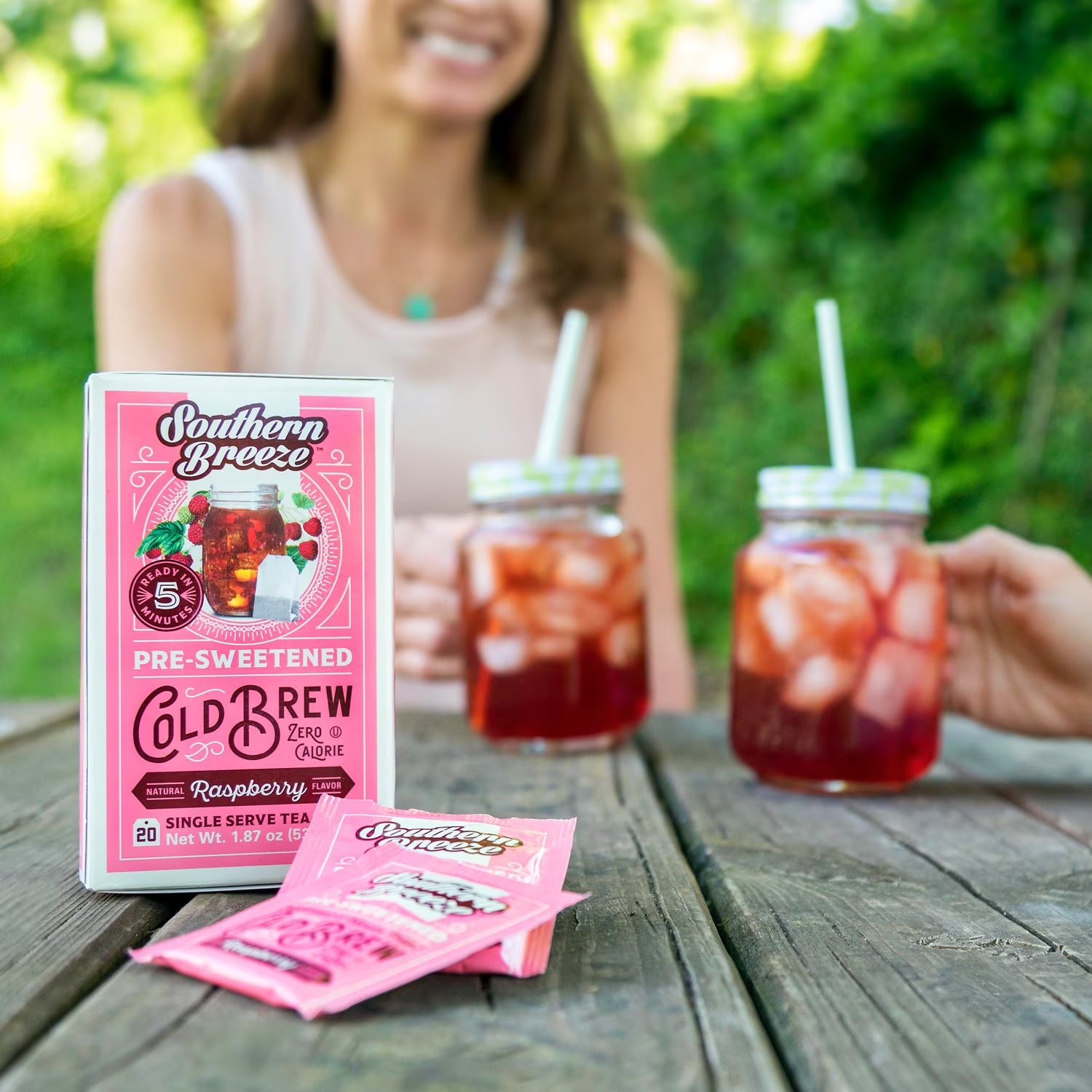Cold Brew Sweet Tea Variety Pack Iced Tea with Black Tea and Zero Carbs Zero Sugar, 20 Individually Wrapped Tea Bags, Pack of 8