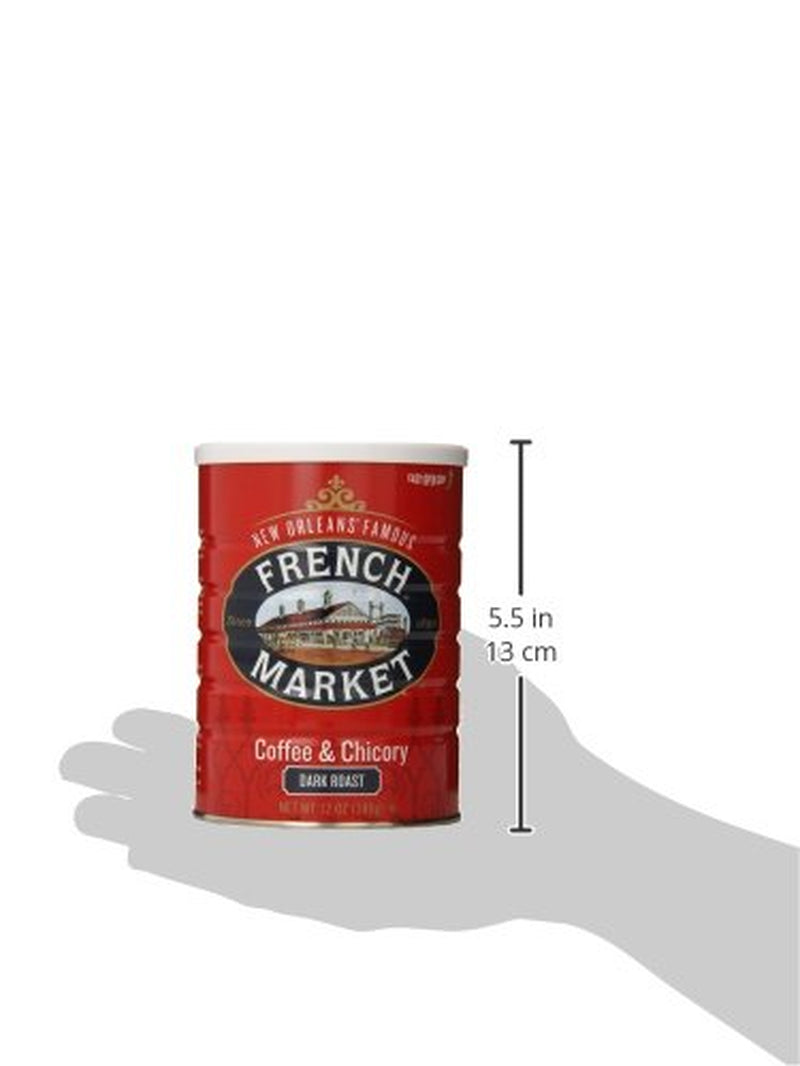 Coffee & Chicory Dark Roast Ground Coffee,12Oz Can,(Pack of 2)