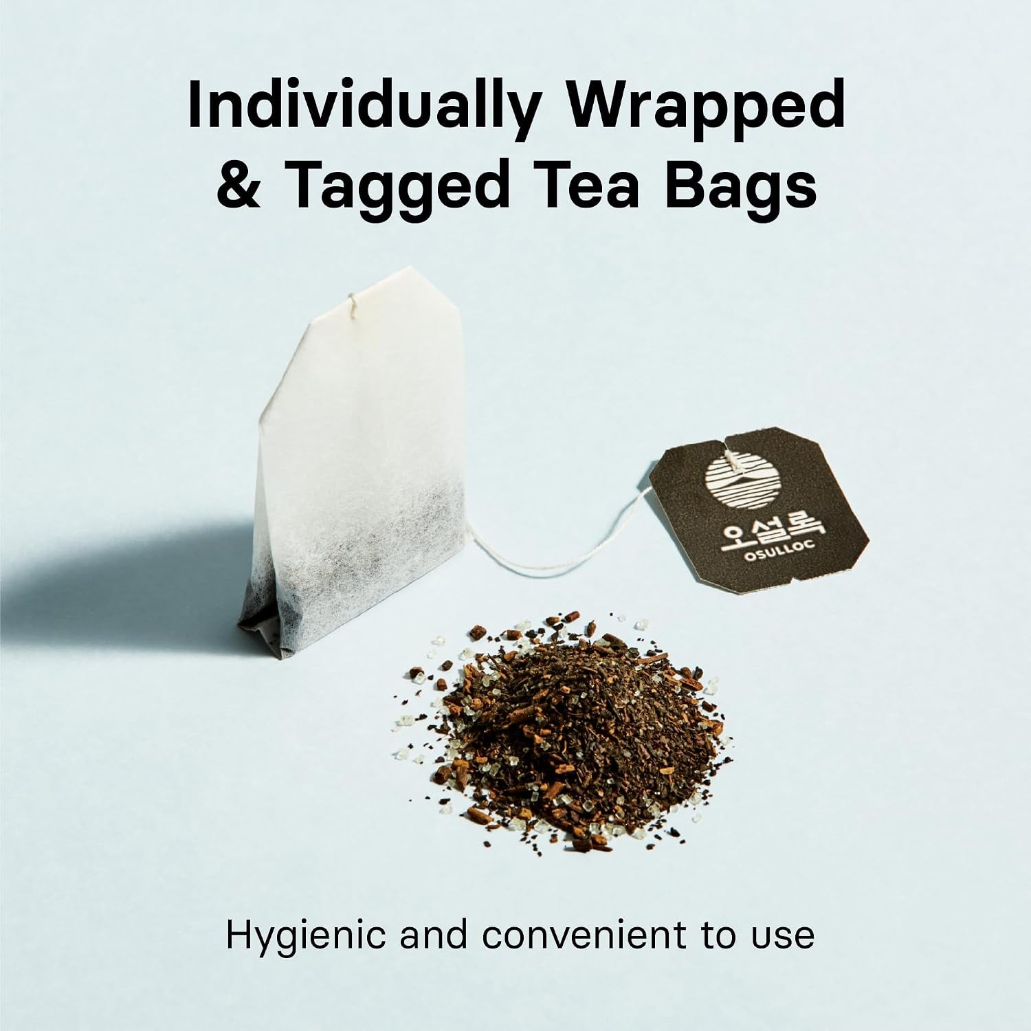 Honey Pear Tea (Sweet Pear & Honey Flavor), Fruit Tea Blend, Premium Teabags from Jeju Island, 20 Count (Pack of 2)