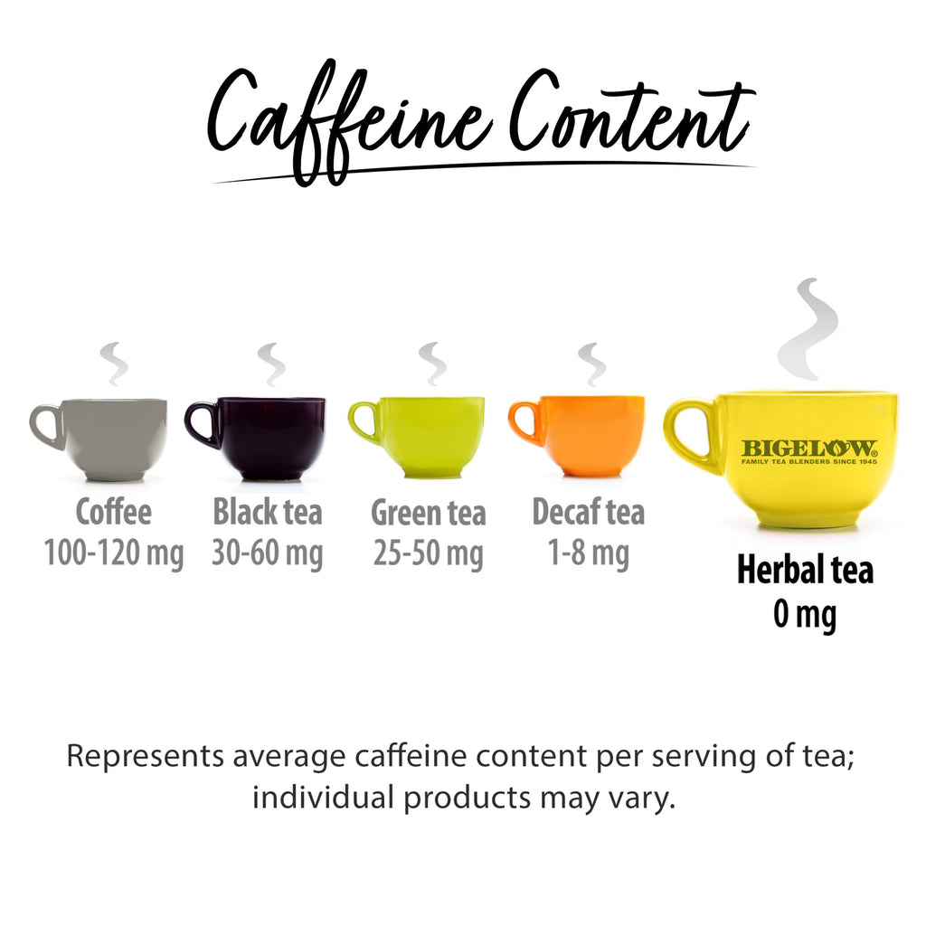 Bigelow, Assorted Herbal Caffeine Free Tea Bags, 18 Count