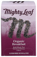 Tea Organic Breakfast Hand-Stiched Tea Bags, 15 Ct