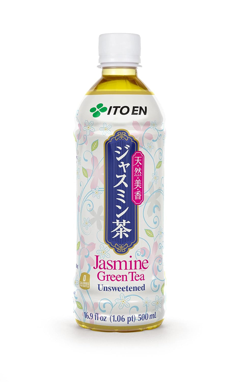 Jasmine Green Tea Unsweetened 16.9 Fluid Ounce (Pack of 12), 0 Calories…