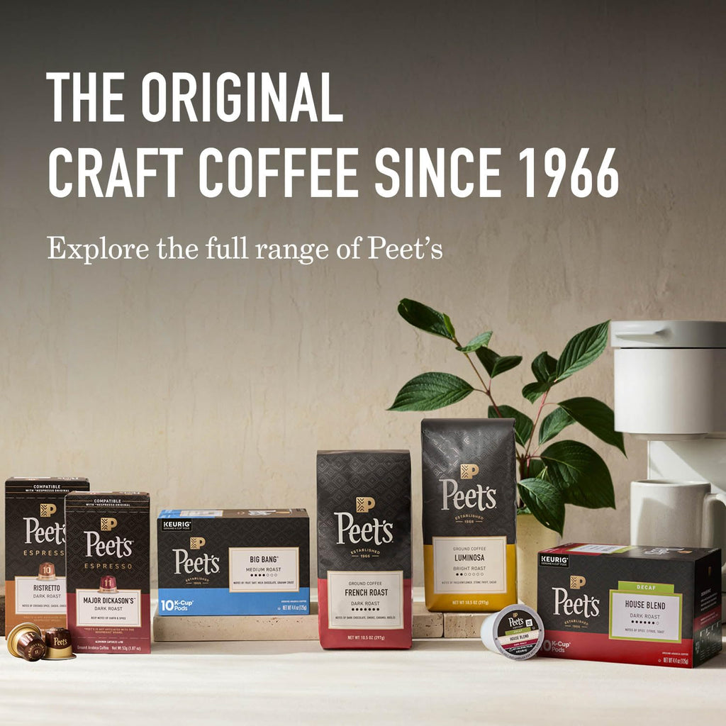 Peet'S Coffee, Dark and Medium Roast Signature Blend Espresso Capsules, Compatible with Nespresso Original Machines, 100% Arabica Coffee - Variety Pack 40 Count (4 Boxes of 10 Espresso Capsules)