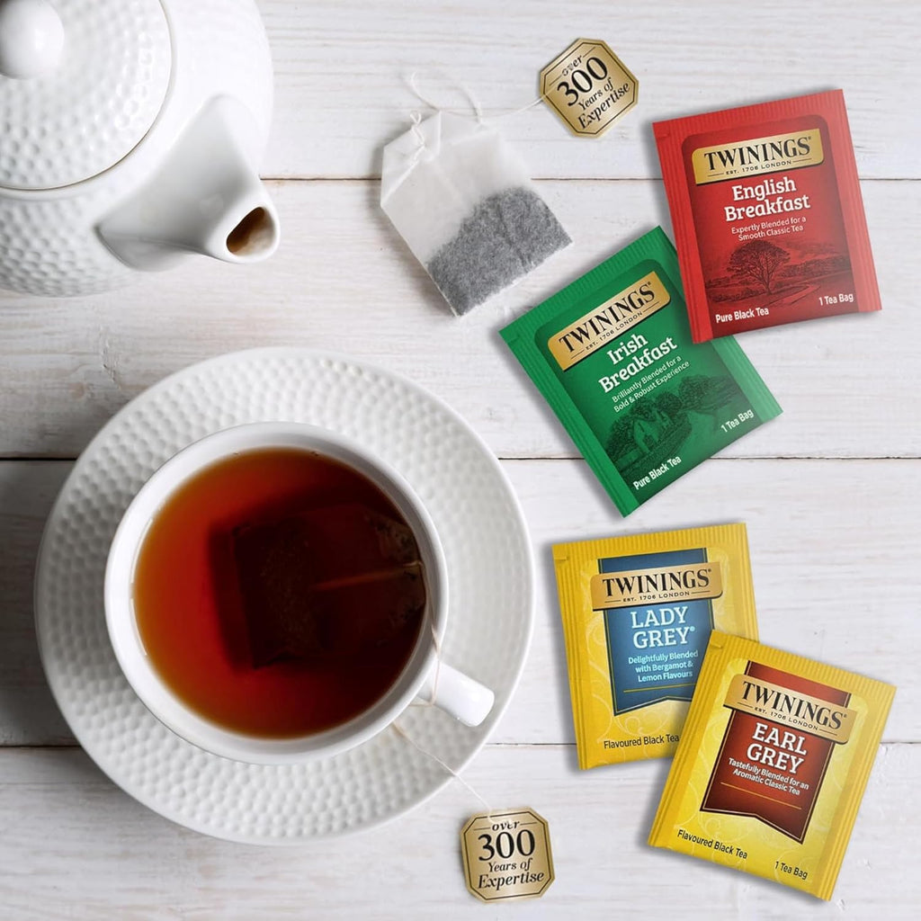 Tea Bags Sampler Assortment Variety Pack (60 Count) 30 Different Flavours for Tea Lovers: Her, Him, Women, Men, Couples, Family, Friends, Coworkers