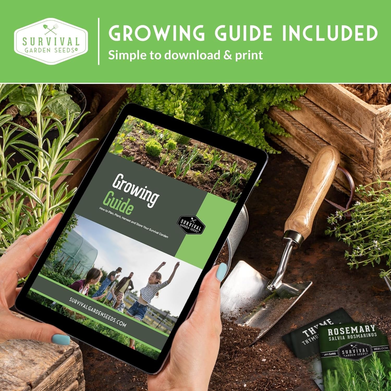Medicinal Herb Seeds for Planting, 18-Variety Heirloom Non-Gmo Pack | Seed Collection for Herbal Teas, Tinctures, and Home Apothecary Gardens -