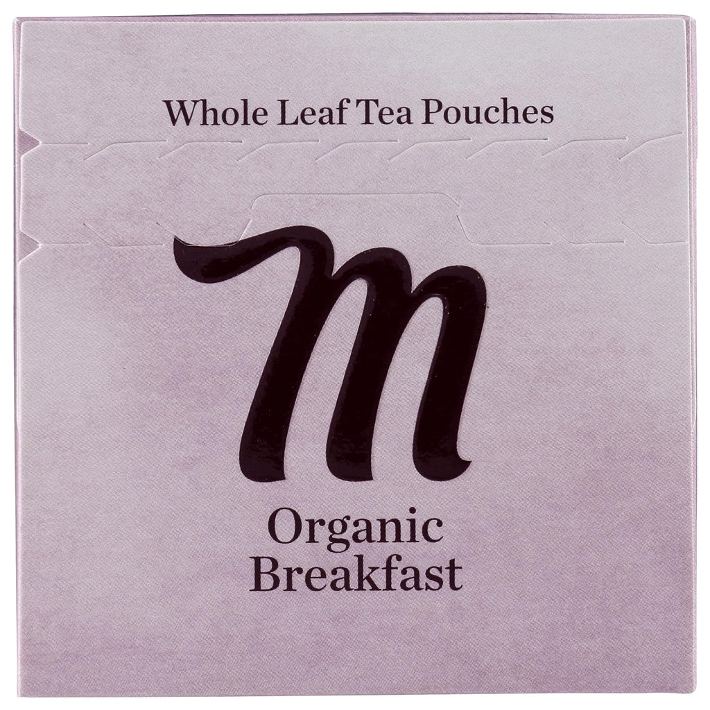 Tea Organic Breakfast Hand-Stiched Tea Bags, 15 Ct