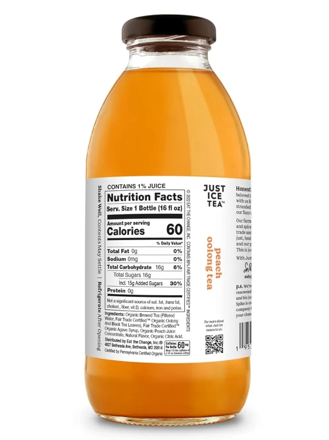 Organic Iced Tea, 16 Fl Oz Glass Bottles (6 Flavor Variety, Pack of 12)