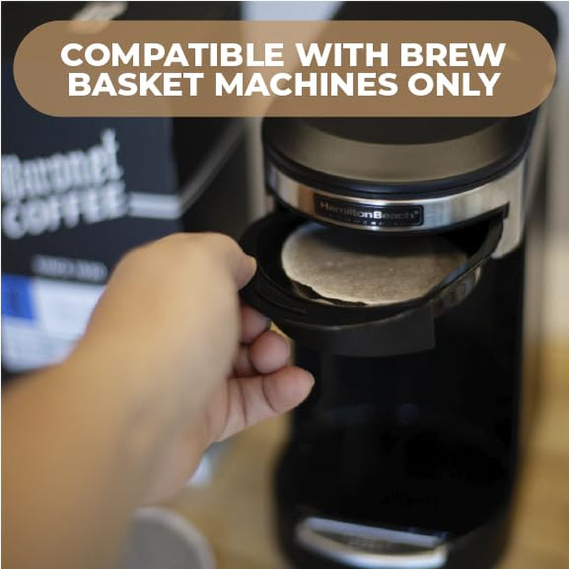 11 Gram Pods Coffee Pods, Breakfast Blend, 16 Pods | Light Roast, 100% Arabica Coffee, Regular Strength, 1 Box of 16 Individually Wrapped Single Serve Pods