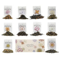 Chinese 10 Naturally Floral Loose Leaf Tea Sampler Gift Set,3.5Oz | up to 250 Cups|Rose Black Tea,Jasmine Green Tea Ect.|No Artificial Flavoring|Each Flavor 2 Packs|Great Tea Bags Variety Pack
