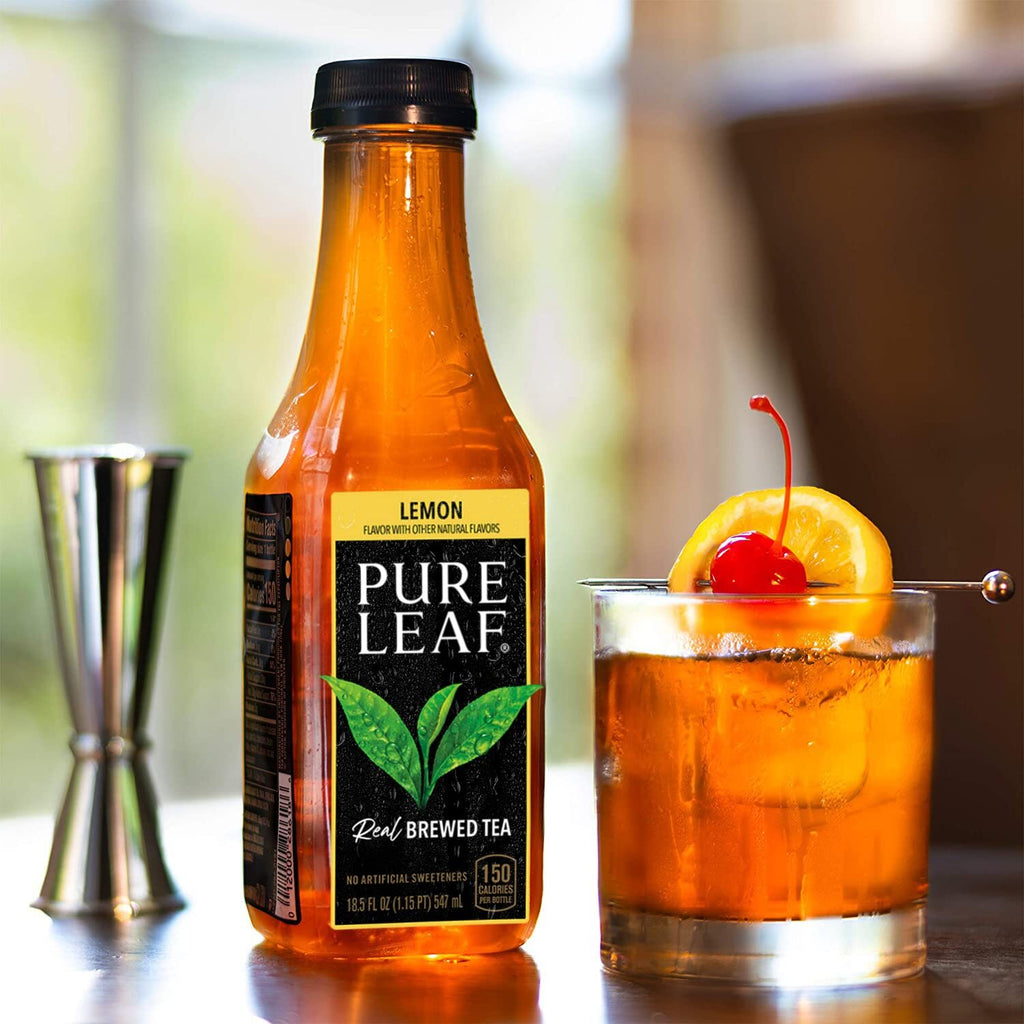 Pure Leaf Iced Tea Variety Pack 12 Bottles 18.5 Fl Oz Sweet Raspberry Lemon