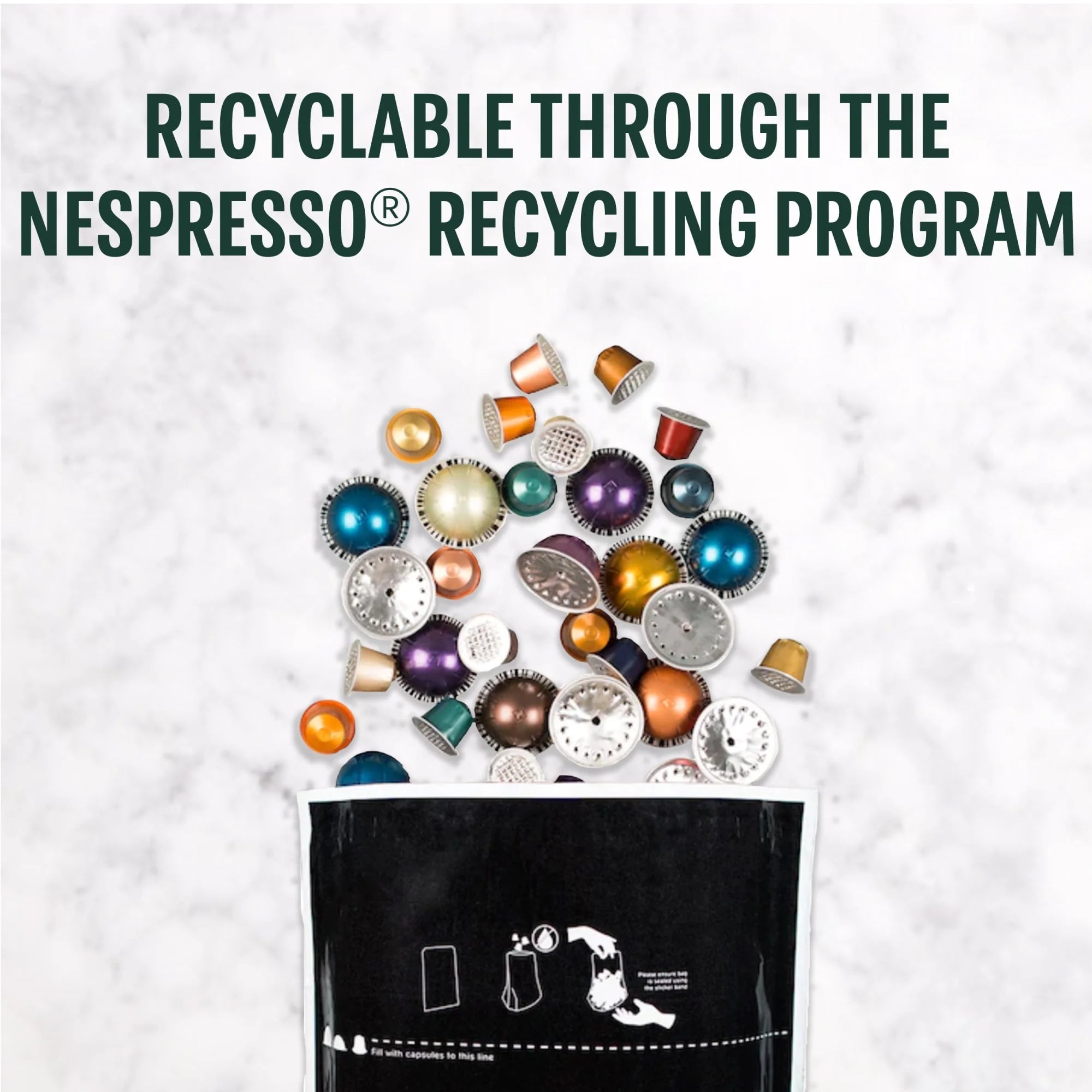 (6 Pack)  by Nespresso Vertuo, Espresso Light and Dark Roast Nespresso Pods, 120 Count