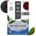 Numi Organic Emperor’S Pu-Erh Tea, 16 Dark Tea Bags, High Caffeine